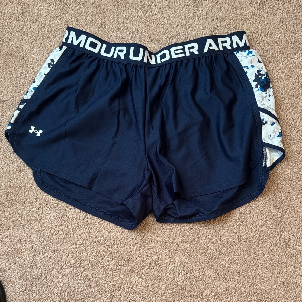 Under Armour Women's Dark Blue Athletic Shorts